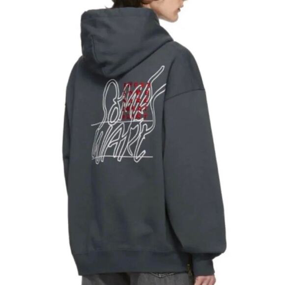 SomeWare Grey New Logo Hoodie, Size L, New with Tag MSRP $360 Rare Out of Print - Picture 6 of 10